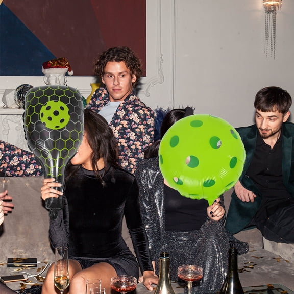 HONMEET 4pcs Punching Balloon Game Balloons Aluminum Foil Decorative Supplies for Sports Enthusiasts Festive Events