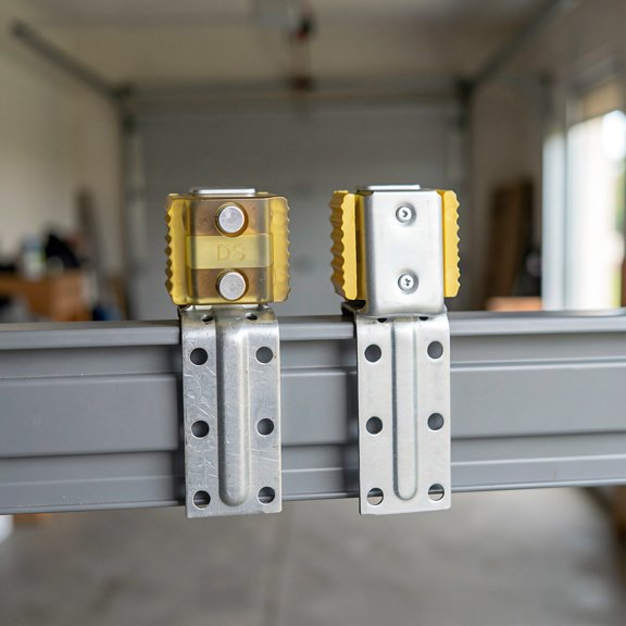 HONMEET 4pcs Roller Shutter Door Stop Brackets for Industrial Hardware Guides