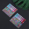 Crystal Syickers HONMEET DIY Acrylic Crystal Stickers Multi-Color Easy to Stick 5Sheets ...
