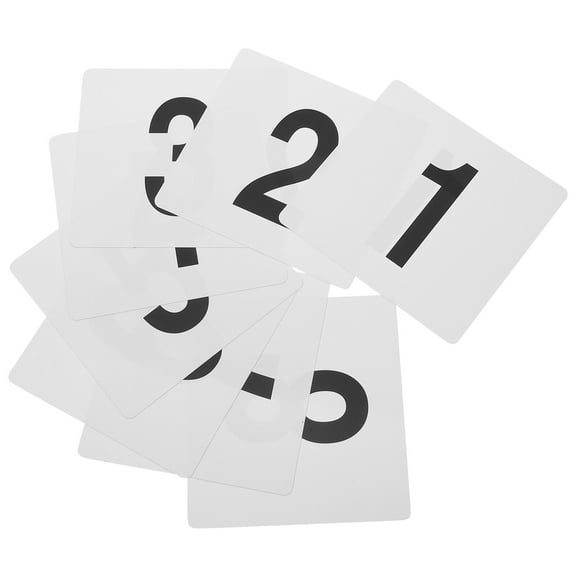 HONMEET Wedding Table Number Cards Plastic 1Set 3.93X3.93X0.04in