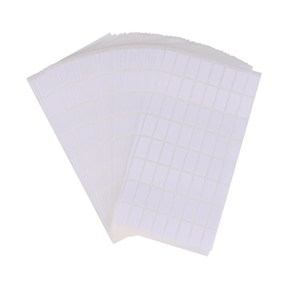 HONMEET 50 Sheets White Rectangular Labels Self Adhesive for Labeling Items