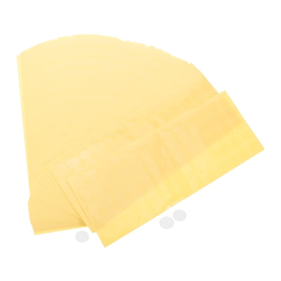 HONMEET 5000Pcs Clear Adhesive Round Sticker Labels for Tamper Proof Package and Envelope Sealing
