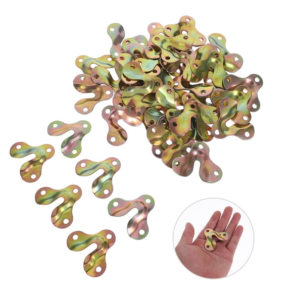 HONMEET Metal Keyhole Hangers for Photo Frames, Wall Mount Hardware, 50 Pieces Sturdy Frame Fasteners for Hanging