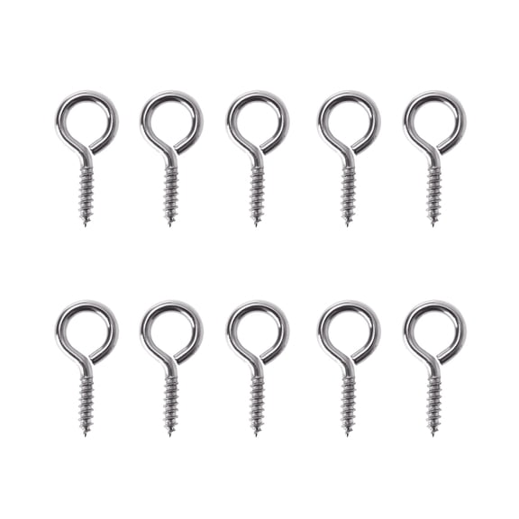 HONMEET 50Pcs Eye Pins Plated Silver for Jewelry Use Durable and Easy to Handle Crafting