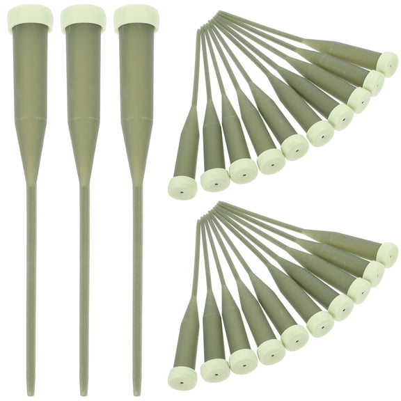 HONMEET 50pcs Green Plastic Rose Stem Water Tubes for Floral Arrangements and Flower Care