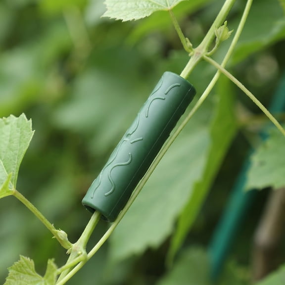 HONMEET 50Pcs Green Plastic Garden Pipe Couplers for Plant Support and Trellis Frame Assembly