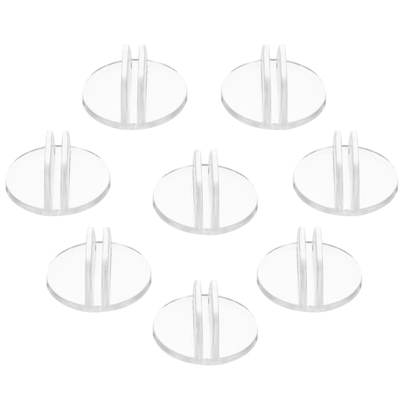 HONMEET 50pcs Plastic ID Card Organizer with Non- Base, Practical Business Card Holder for Office and Home Use