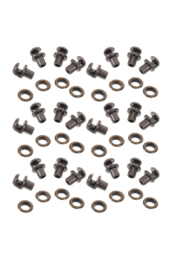 50-Pack Removable Alloy Coffee Speed Hooks Buckles for Shoe Laces Replacement and Boot Accessories