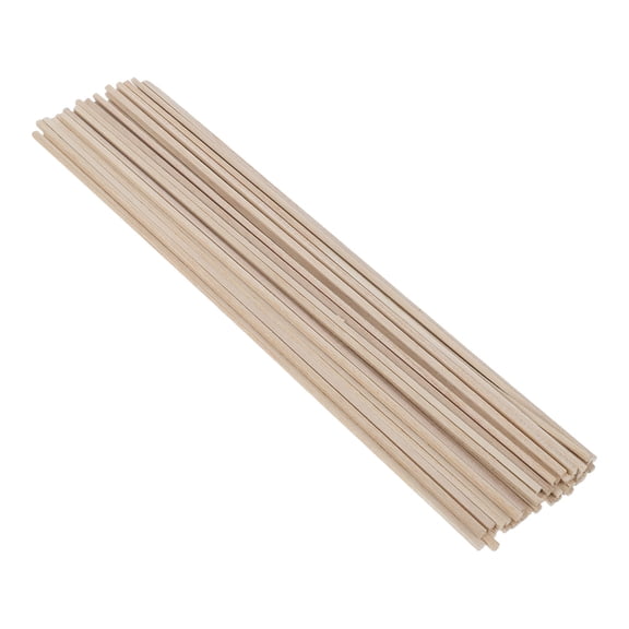 HONMEET 50-Pack Wooden Dowel Rods, Easy to Cut Wood Sticks for Craft Projects and Woodworking