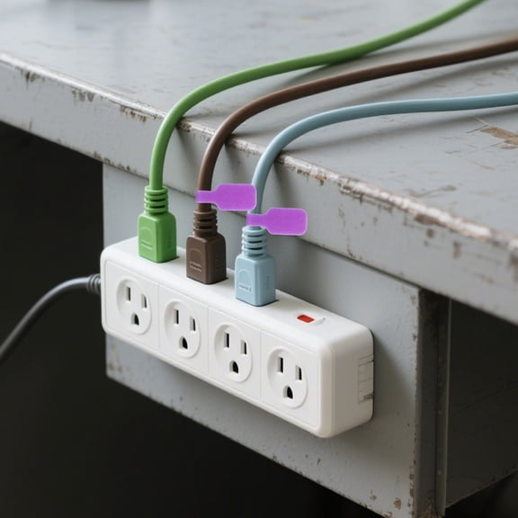 HONMEET 56Pcs Tear Resistant Reusable Cable Labels for Wire Identification and Organization, and Easy to Use