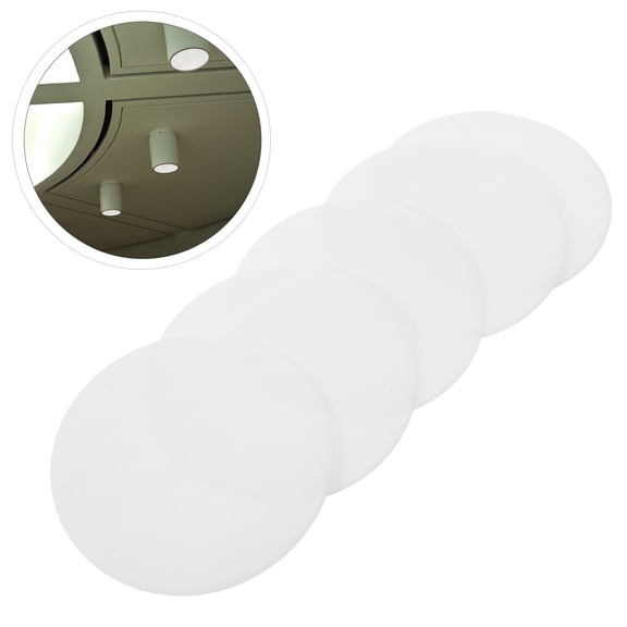 HONMEET Acrylic Ceiling Light Diffuser Cover White for Glare Reduction 5Pcs