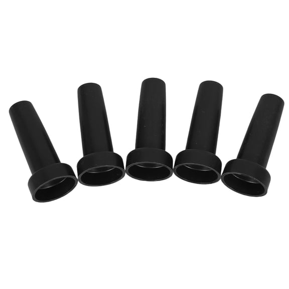 HONMEET 5-Pack Black Replacement Tip Caps for Straight Pole Patio Umbrellas Outdoor Accessories