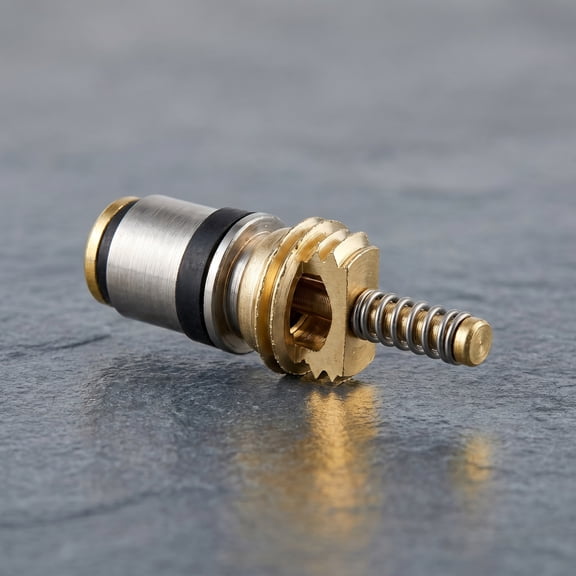HONMEET 5Pcs Copper Air Conditioning Valve Core for Car Ac Replacement with Tight Sealing and Durable Performance