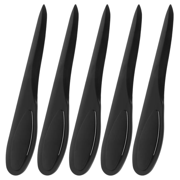 HONMEET 5-Pack Fine Art Paper Cutter with Black Plastic Handle, Multipurpose Sewing and Craft Tool for Home and Office Use