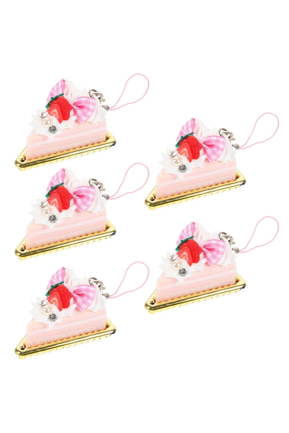 5-Pack Multi-Color Lightweight PVC Key , Fun and Keychains for Decoration and Everyday Use
