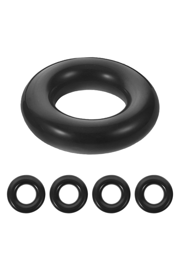 5Pcs Weather Resistant Golf Swing Weight Rings Black for Durable Golf Training Equipment