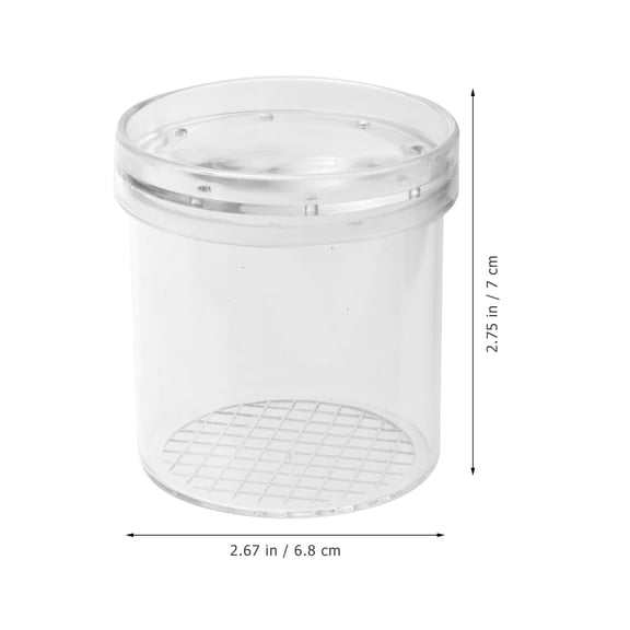 HONMEET 5Pcs Outdoor Kids Insect Observation Box Leopard Plastic Viewer for Biology Science Exploration with Fun