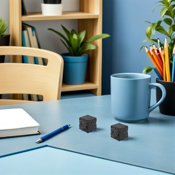 HONMEET 5Pcs Passive Aromatherapy Stone Diffusers Black Volcanic Stones for Home Office Car Fragrance