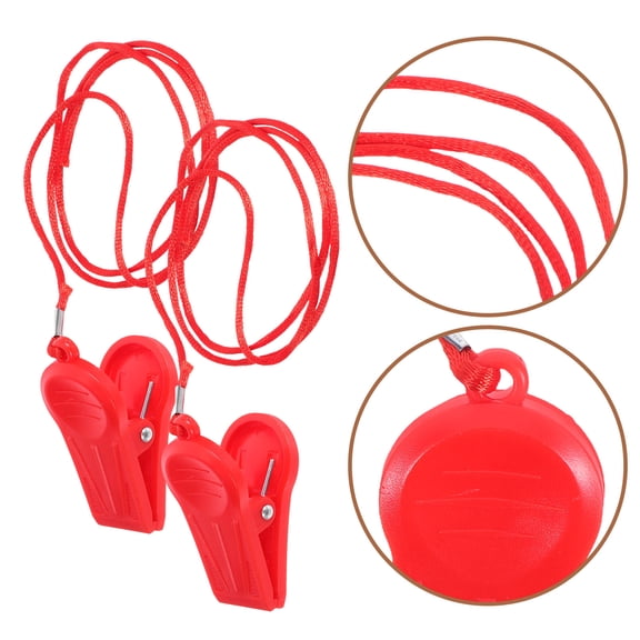 HONMEET 5Pcs Red Treadmill Emergency Stop Key Replacement with Universal Compatibility for Gym Machines