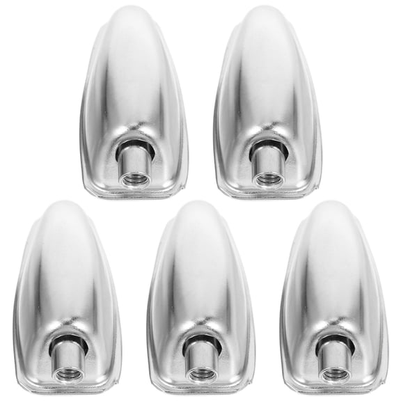 HONMEET 5Pcs Snare Drum Lugs Silver Iron Drum Mounting Hardware Replacement Parts for Drummers