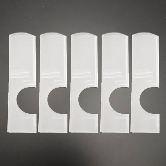 HONMEET Reed Case for Alto Tenor Sax Clarinet Reeds, Transparent Plastic Storage Box, Holds 5 Reeds, and Portable