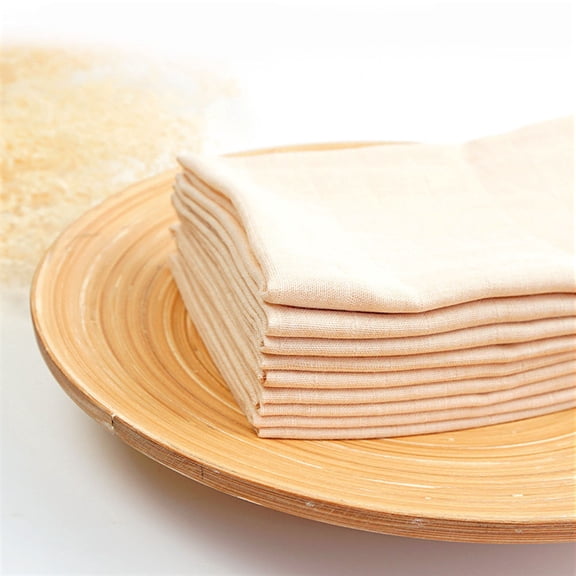 HONMEET 6 Pcs Double Layer Cotton Saliva Towels Soft and Absorbent for Daily Use Face Towels