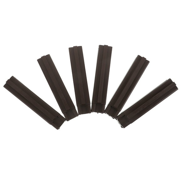 HONMEET 6-Pack Plastic Planter Box Legs Raised Garden Bed Feet Replacement for Coffee Table or Outdoor