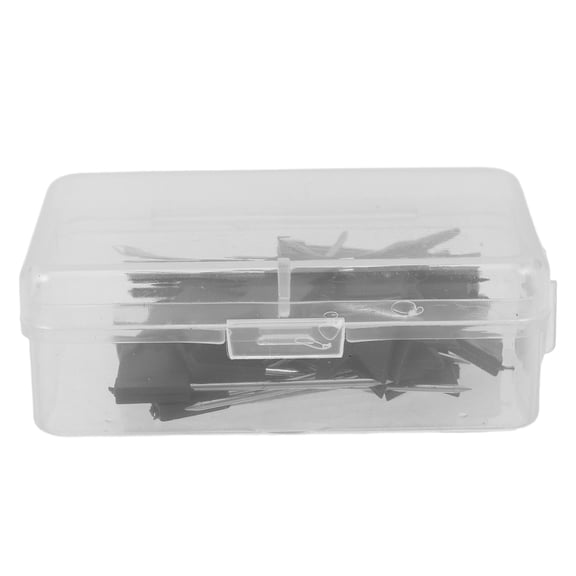 HONMEET 60Pcs Flag Push Pins for Maps Black Metal Pin Set for Accurate Destination Marking