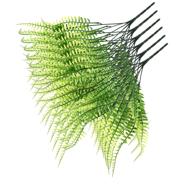 HONMEET 6Pcs Green Artificial Plant Stems Decorative Plant Picks