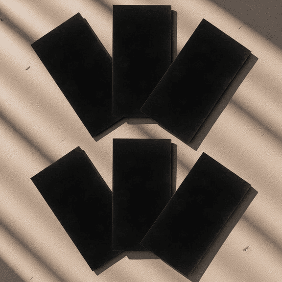 HONMEET 6Pcs Black LED Light Dimming Sheets for Electronic Devices and Router Light Filters
