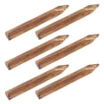 thumbnail image 1 of HONMEET Brown Carbonized Wood Garden Pickets, Weather-Resistant Outdoor Fence Stakes, Versatile Decorative Yard Fencing, 6 Pieces, 1 of 8
