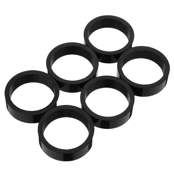 HONMEET Black Carbon Fiber Headset Spacers, and Reducing for Road and Mountain Bikes