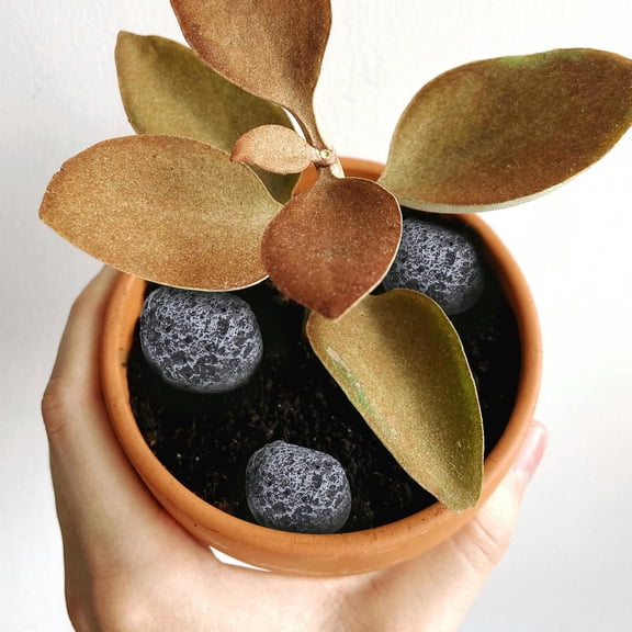 HONMEET 6Pcs Decorative Artificial Rocks for Flower Arrangements Versatile Grey Faux Stone for Crafts