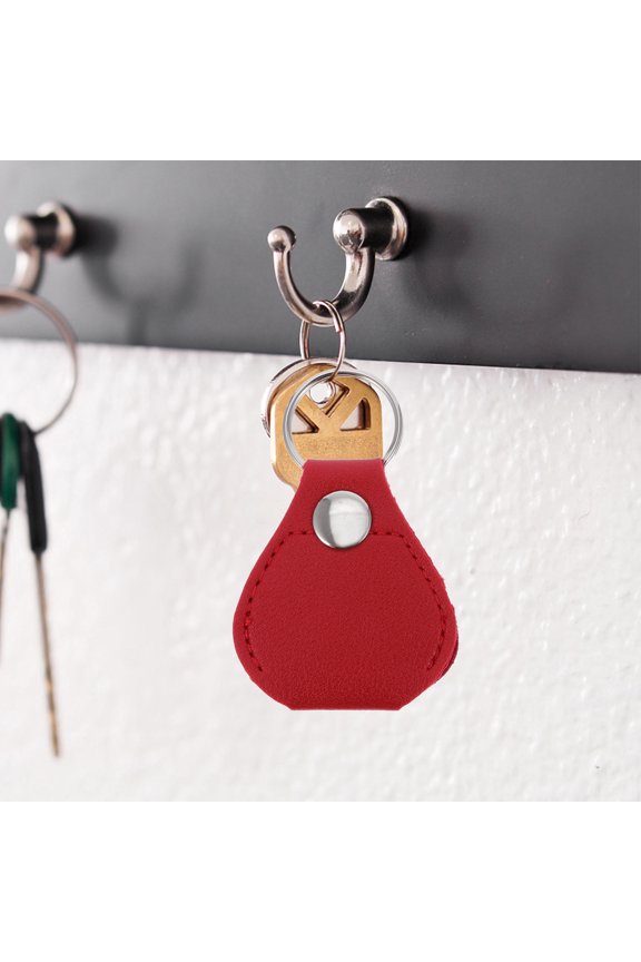 6Pcs Guitar Plectrum Holder Compact Keychain Instrument Pick Bag Assorted Colors