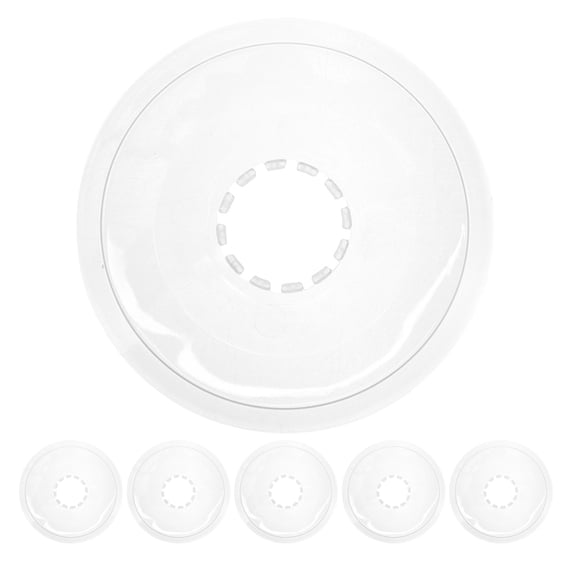 HONMEET 6Pcs Plastic Bike Chain Guard for Mountain Road Bikes Easy Install Transparent Cover