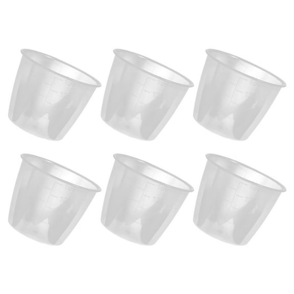 HONMEET 6Pcs Rice Cooker Measuring Cups Lightweight Portable Plastic Measuring Tool