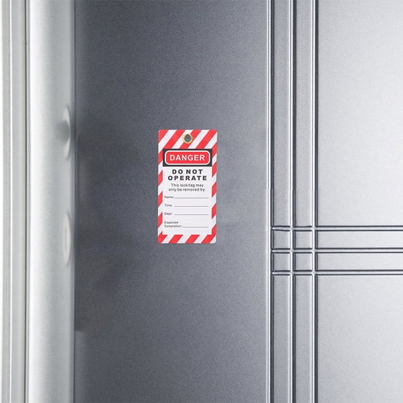 HONMEET Multi-Color Industrial Safety Labels PVC for Equipment Maintenance and Repair Identification