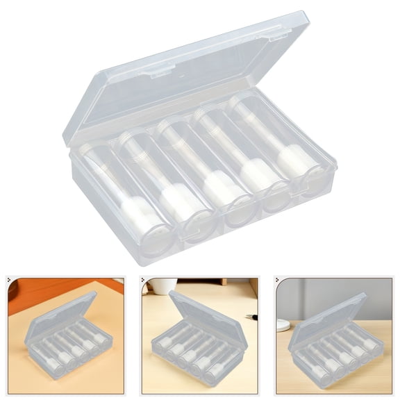 HONMEET 6Pcs Transparent Coin Holder Storage Case for Easy Viewing and Safe Organization