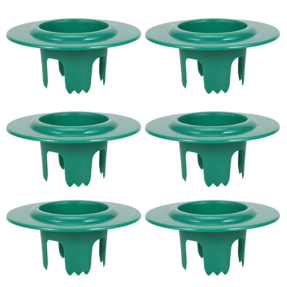 HONMEET 6Pcs Universal Sprinkler Head Protector Rings Green Covers for Rotor and Spray Heads