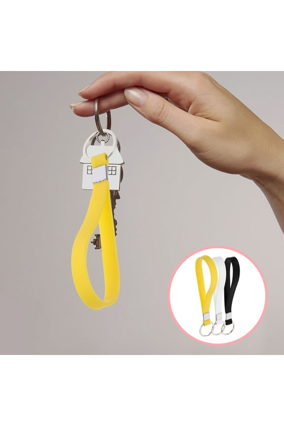6-Pack Lightweight Rope Lanyard Keychains in Assorted Colors for Travel, Outdoor, and Everyday Use