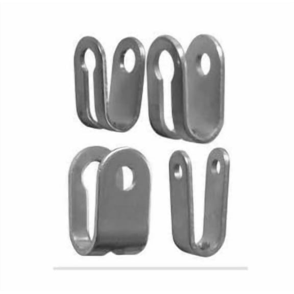 HONMEET 6-Pack Metal U Brackets Cable End Fittings for Home Gym Fitness Equipment Accessories