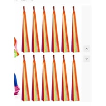 HONMEET 6-Pack Gymnastics Ribbons Streamers for Kids - Colorful Dance Streamers for Rhythmic Gymnastics and Festivals