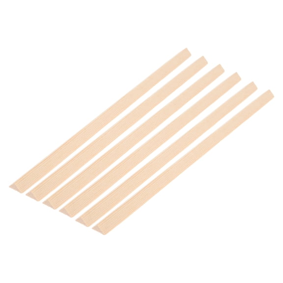 HONMEET Pine Wood Triangles Stylish and Versatile for Window Trim and Crafts 6Pcs