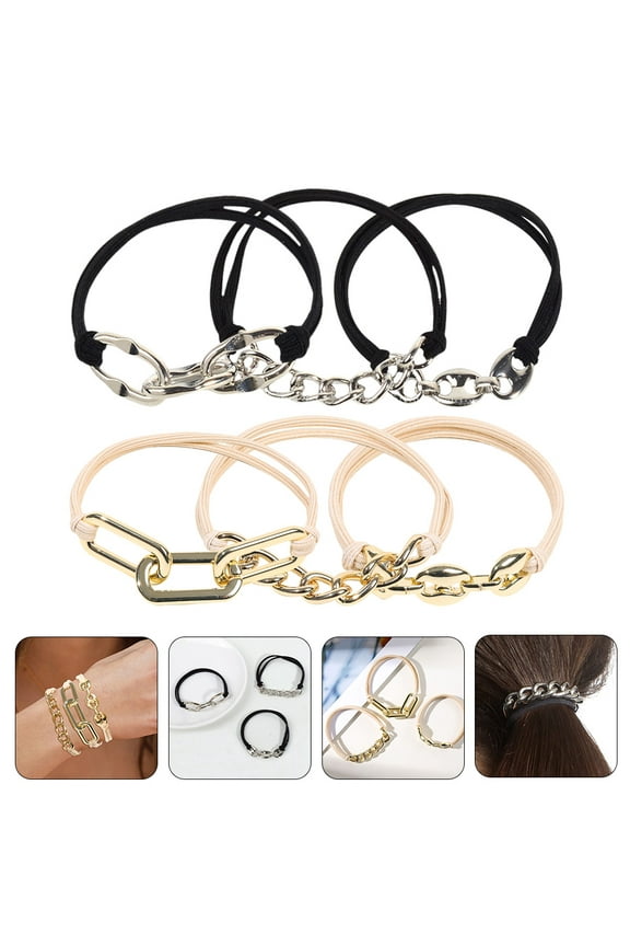 Girls Hair Accessories Set 6 Pieces Hair Clips and Bands for