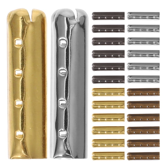 HONMEET 80-Pack Metal Tips with 4-Hole Design for Sneakers, Boots, and Laces Accessories
