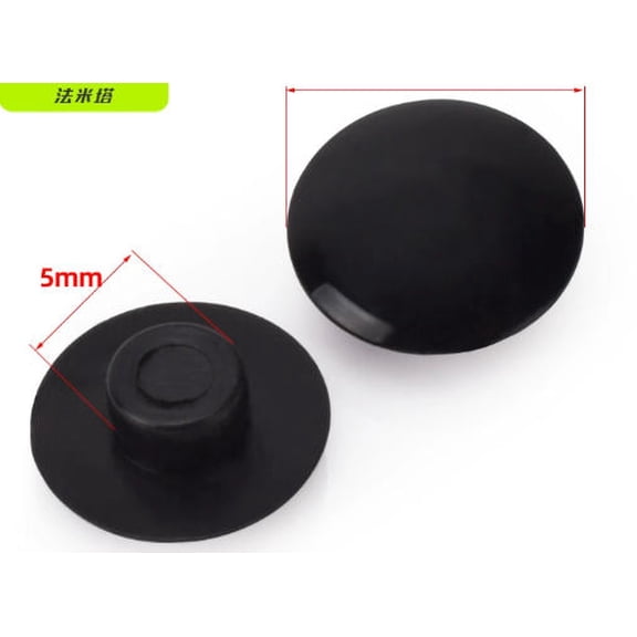 HONMEET 80pcs Rubber Screw Cap Covers for Bike Headset M6 Bolts Protective Top Stem Plugs End Caps for Road Folding Mountain Bikes