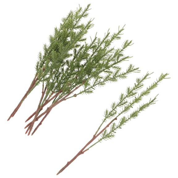 HONMEET Faux Pine Needles with Realistic Texture for Holiday Decorations, Green Plastic Pine Branches for Christmas Wreaths and Crafts