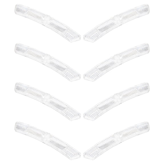 HONMEET High Visibility Bike Reflectors for Adults, Safety Cycling Gear for Night Riding, Bright and 12.5x2x1 cm Accessories