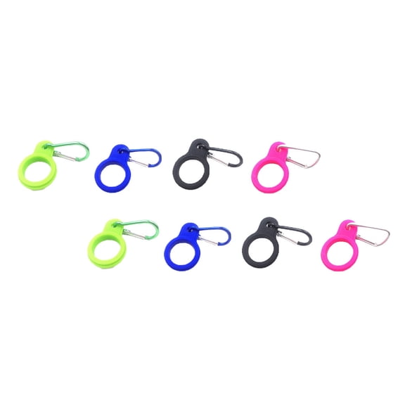 HONMEET 8pcs Assorted Color Kettle Clips for Water Bottle Carrying, and Secure Bottle Holder Accessories