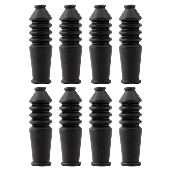 HONMEET 8Pcs Bike Brake Line Protector Sleeve Kit with Solid Rubber Material for Enhanced Cycling Safety